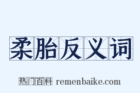 柔胎反义词是什么意思的图片